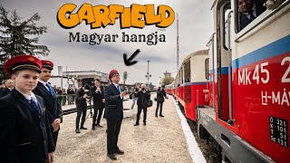 75 éves a GYERMEKVASÚT Garfield magyar hangja a menesztő [upl. by Onairelav440]