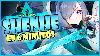 SHENHE BUILD GOD EN 6 MINUTOS ❄️🌟  Guía Shenhe  Genshin Impact [upl. by Neroled386]