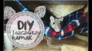 🐾 DIY HAMAK DLA SZCZURA 🐾 [upl. by Nitram]