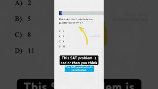 This SAT problem is easier than it looks👀 digitalsat satprep [upl. by Aloke200]