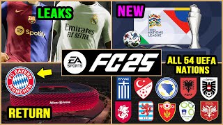 EA FC 25 NEWS  NEW CONFIRMED Licenses Stadiums amp Gameplay LEAKS ✅ [upl. by Hamian151]