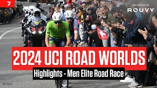 UCI Road World Championships 2024 Highlights  Men Elite Road Race [upl. by Fawcett724]