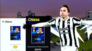 FChiesa max level up in efootball 2024 With Pinpoint crossing skill😱 [upl. by Sirod171]