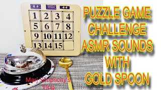 WELCOME BACK TO ANOTHER PUZZLE GAME CHALLENGE ASMR SOUNDS SATISFYING SPOON TRENDING [upl. by Docilla652]