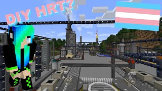 DIY HRT in Minecraft Hbm Nuclear Tech mod 2024 [upl. by Aiden608]