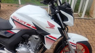 TWISTER 2022 BRANCA CBS FUI VER A MOTO NA HONDA EM DETALHES VEJA O PREÇO [upl. by Myer]