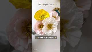 DIY Paper towel Flowers  Making flowers with napkins [upl. by Nagorb]