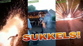 JE BENT EEN RUND ALS JE MET VUURWERK STUNT [upl. by Aviva]