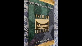 Dialing 61361 Insane yardage found in this 1995 SkyBox Premium football pack [upl. by Elayne]