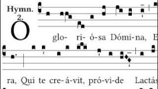 O gloriosa Domina Hymn Feasts of the Blessed Virgin Mary [upl. by Boorer]