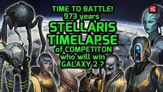 Stellaris Timelapse 10 Fantastic Empires Battle it out 2019 Megacorp LeGuin Grand AI Tournament 2 [upl. by Marnie212]