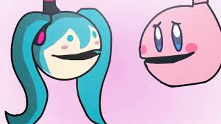 Otamatone Kirby y Otamatone Miku  MissaSinfonia  ANIMACION [upl. by Aical]