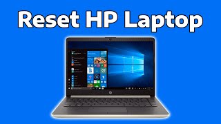 How To Reset Restore HP Laptop to Default Factory Settings in Windows 11 [upl. by Heidy]