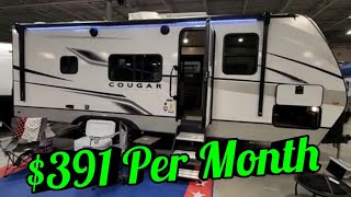 OPEN LAYOUT New 2023 KEYSTONE COUGAR 22MLS  391 Per Month or 45995  RV FOR SALE [upl. by Zeitler]