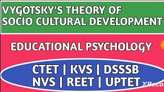 Vygotsky theory of social  cultural development [upl. by Ingrid233]