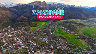 Zakopane ⛰  Panorama Tatr z drona  Zakopane z lotu ptaka  2024 [upl. by Ballman192]