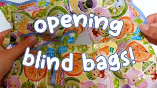 opening series 2 of the Baby Fruit Party mystery bags 🍑🍋‍🟩🫐 Sylvanian Families blind bags unboxing [upl. by Berners]