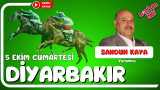 DİYARBAKIR  Canlı Yayın  Bariyer Dibi  5 Ekim 2024 Cumartesi atyarisi [upl. by Delfine]