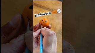 Halloween clay art 🎃💀😱shortvideo art viralvide drawing clayart clay [upl. by Kitty]