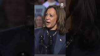 Harris begins Michigan rally speech by addressing war in Gaza [upl. by Alyhc]