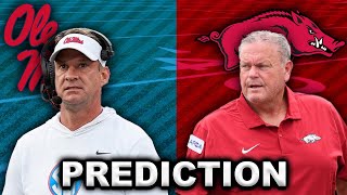 Ole Miss vs Arkansas  Preview  Prediction  Will the Hogs SEAL ANOTHER WIN in this WILD RIVALRY [upl. by Jeffcott72]