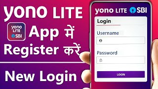 Yono lite sbi registration  How to register yono sbi lite app  Yono sbi lite login kaise kare [upl. by Eecrad]