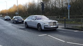 carspotting in alderley edge December Part 2  4 audi r8s Ferrari roma aventador sv and more [upl. by Oilla]