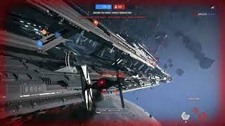 Starfighter Assault Gameplay  Unknown Regions First Order Star Wars Battlefront II [upl. by Llehsal]