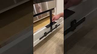 Installing cabinet hardware tip woodwork woodworking diy howto cabinets jig [upl. by Malliw]