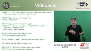 Aquisição da Fluência em Libras 7 VERBO ENCHER Prof Luiz Albérico Falcão [upl. by Tammara]