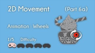 Unity  2D Movement part 6a  Animation  Wheels [upl. by Crudden]