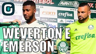 Mina no Barça  Apresentação de Weverton e Emerson Santos no Palmeiras Gazeta Esportiva 040118 [upl. by Buckler]