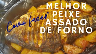 Melhor Peixe Assado de Forno do Mundo  Hellen Rose [upl. by Amarillas271]