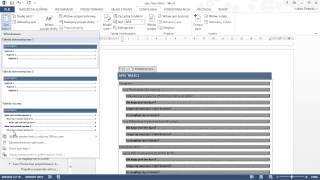 Opanuj WORD 2013 od Podstaw  Tworzenie spisu treści  ▶strefakursowpl◀ word microsoftword [upl. by Rodama127]