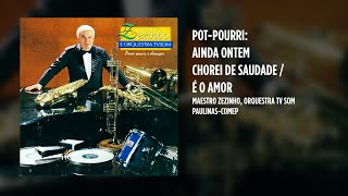 Maestro Zezinho Orquestra TV Som  PotPourri Ainda Ontem Chorei de Saudade  É o Amor [upl. by Meli]