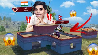 Nepal Top 1 AWM🇳🇵 vs India AWM Top 1🇮🇳 In same Lobby💀Watch at your Risk🗿 [upl. by Nikola]