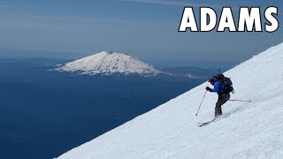 Mt Adams  Skiing Some Cascade Volcanoes 15 [upl. by Ehcrop]