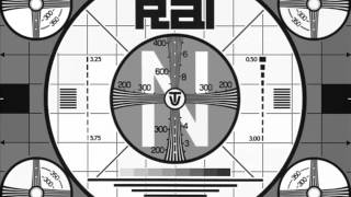 Monoscopio RAI Canale Nazionale anni 6070  Tono a 384 Hz 3 dB [upl. by Lanni]