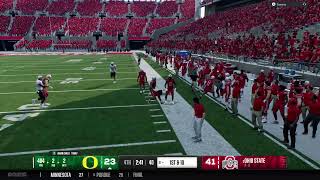 CFA S2 W4 3 Ohio State vs 1 Oregon [upl. by Rist]