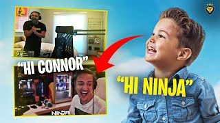 CONNOR MEETS NINJA HE ROASTS HIM IT FINALLY HAPPENED Fortnite Battle Royale [upl. by Yerd84]