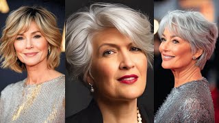 Elegant Hairstyles for Women Over 60  Thin Hair TOP 6 HAIRCUTS FOR THIN HAIR [upl. by Dearman]