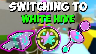 Switching To WHITE HIVE With 16T HONEY  Roblox Bee Swarm Simulator [upl. by Fassold]