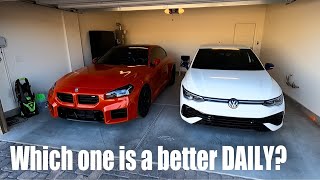 2023 MK8 Golf R vs 2024 BMW M2 Comparison  Pt 1 [upl. by Tamiko]