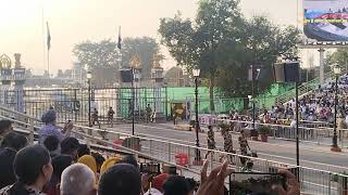 Wagah Border Parade with BSF Atari Amritsar 5 [upl. by Fabe]