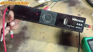 wezone 888 mpg4 set top box red light problem [upl. by Dranik690]