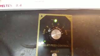 Britts Breckwell P24 Pellet Stove Controller Post Repair Test [upl. by Schargel]