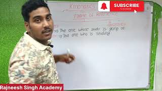 kinematics physics  rectilinear motion class 11  frame of reference  Rajneesh Singh Academy [upl. by Jaco]