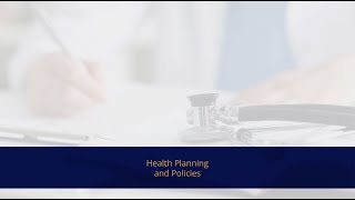 Health Planning and Policies [upl. by Josephine926]