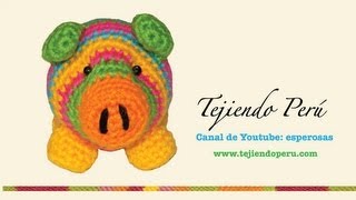 Chanchito tejidos en crochet amigurumi Parte 4 acabados [upl. by Smalley512]