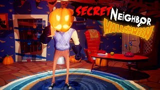 TRICKORTREAT WITH THE NEIGHBOR  Secret Neighbor Halloween w DanTDM Jemma ThnxCya [upl. by Ettenoitna430]